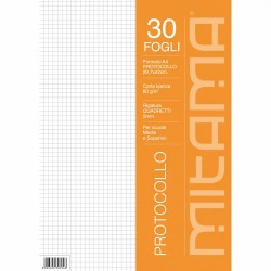 File matematica Mitama, A4, 60 g, 30 bucati