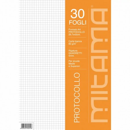 File matematica Mitama, A4, 60 g, 30 bucati