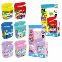 Ascutitoare dubla Mitama, cu recipient, diverse modele