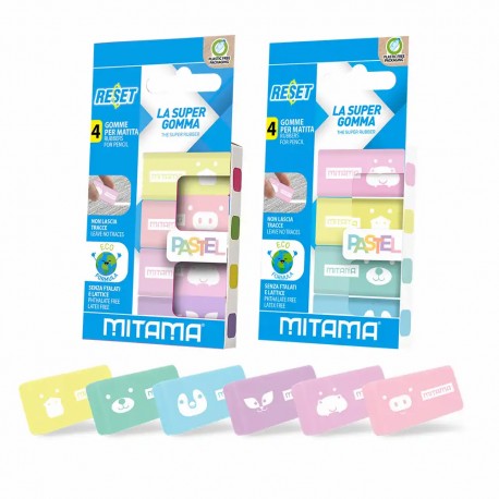 Set radiere Mitama, 4 bucati, pastel Set radiere Mitama, 4 bucati, pastel