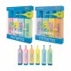 Set textmarkere Mitama, 4 culori Fluo, varf tesit 5 mm