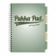 Caiet A4 cu spira si separatoare Pukka Pad Project Book, 200 file, matematica, vernil
