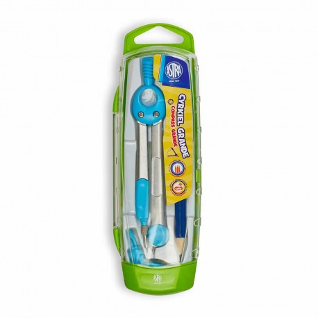 Trusa compas Astra, contine compas metalic si accesorii