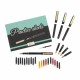 Set caligrafie, Creative Craft, cerneala diverse culori, penite diferite, caiet caligrafie