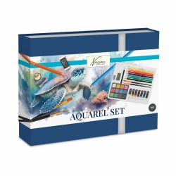 Set pictura, Creative Craft, acuarele, creioane acuarelabile, creion HB, pensule