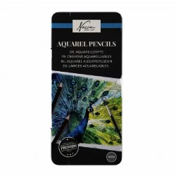 Set 10 creioane acurelabile, Creative Craft, cutie metalica