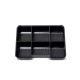 Caseta (cutie) metalica pentru bani, 152 x 125 x 80 mm, MAUL - argintie