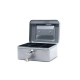 Caseta (cutie) metalica pentru bani, 152 x 125 x 80 mm, MAUL - argintie