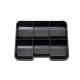 Caseta (cutie) metalica pentru bani, 200 x 170 x 90 mm, MAUL - rosie