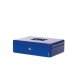 Caseta (cutie) metalica pentru bani, 300 x 250 x 87 mm, MAUL - albastra