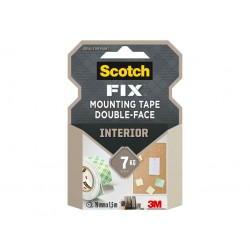 Banda dublu adeziva montare suprafete interioare Scotch-Fix™ 3M, 19 mm x 1.5 m