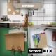 Benzi dublu adezive pretaiate montare interior Scotch-Fix™ 3M, albe, 25 x 25 mm, 16 bucati/pachet