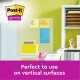 Notite adezive, Post-it, liniate, mix de culori, 102 x 152 mm, 100 file, 100% PEFC
