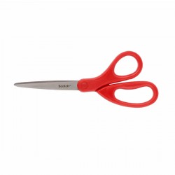 Foarfeca Scotch, 18 cm, maner rosu