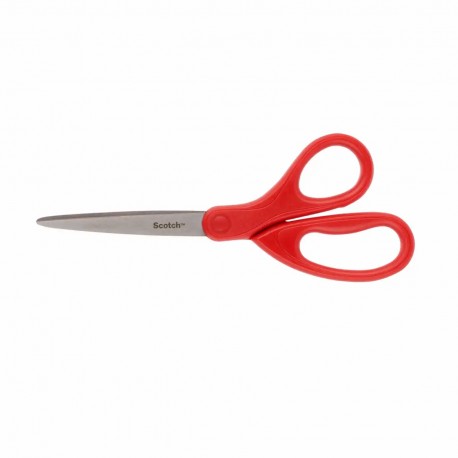 Foarfeca Scotch, 18 cm, maner rosu