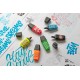 Textmarker Stabilo Boss mini by Snooze One, 5 culori/set