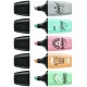Textmarker Stabilo Boss mini Pastellove, 5 culori/set