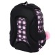 Ghiozdan scolar Majewski ST Right, BP26, Pink Checkered, 3 compartimente, 39 x 27 x 17 cm