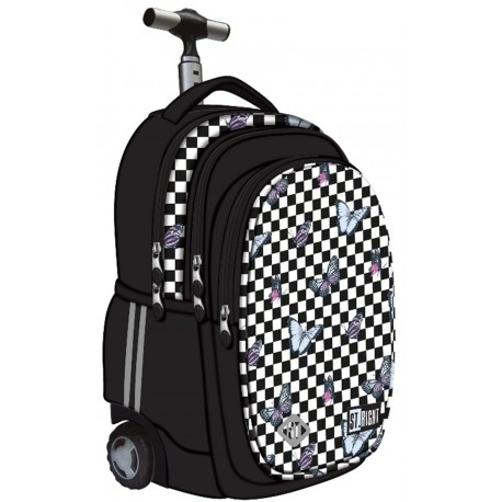 Troller Majewski ST Right, TB01, Chessboard Butterflies, 4 compartimente, 44 x 32 x 25 cm