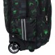 Troller scolar Majewski ST Right, TB01, Green Game, 4 compartimente, 44 x 32 x 25 cm