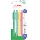 Pixuri asortate pastel 4 buc/set, Alpino Soft Touch