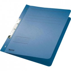 Dosar cu sina Leitz 1/1, carton, A4, incopciat, 170 coli, albastru
