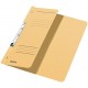Dosar cu sina Leitz 1/2, carton, A4, incopciat, 170 coli, kraft
