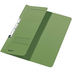 Dosar cu sina Leitz 1/2, carton, A4, incopciat, 170 coli, verde