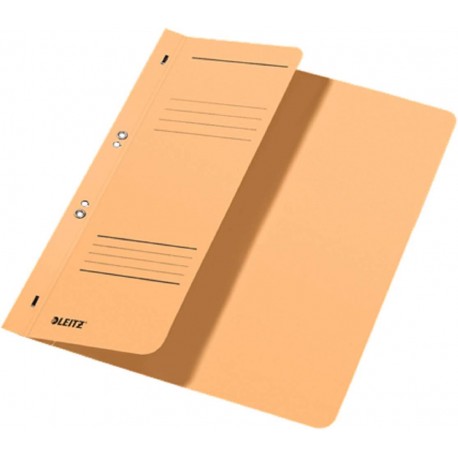 Dosar cu sina Leitz 1/2, carton, A4, cu capse, 170 coli, kraft