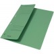 Dosar cu sina Leitz 1/2, carton, A4, cu capse, 170 coli, verde
