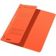 Dosar cu sina Leitz 1/2, carton, A4, cu capse, 170 coli, orange