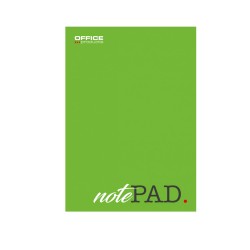 Blocnotes A5, 50 file - 60gsm, lipit pe latura mica, coperta verde, Office Products - matematica
