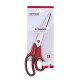Foarfeca otel ergonomica, 25cm, rubber grip, Office Products - maner rosu/negru