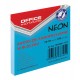 Notes autoadeziv 76 x 76 mm, 100buc/set, Office Products - albastru neon