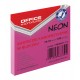 Notes autoadeziv 76 x 76 mm, 100buc/set, Office Products - roz neon