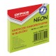 Notes autoadeziv 76 x 76 mm, 100buc/set, Office Products - verde neon