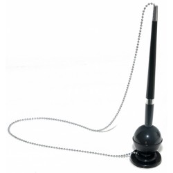 Pix cu suport autoadeziv si lantisor, vertical, Office Products - corp negru - scriere albastra