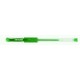Pix transparent cu gel, cu rubber grip, varf 0.5mm, Office Products - verde