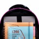 Ghiozdan Astrabag AB330, 3 compartimente, 39 x 28 x 15 cm, design unicorn