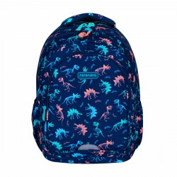 Ghiozdan Astrabag AB300, 3 compartimente, 32 x 22 x 10 cm, design dinozaur