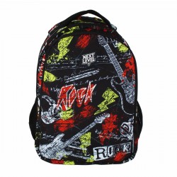 Ghiozdan Next Level, 2 in 1, colectia 4EverRock, 3 compartimente