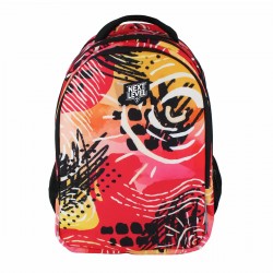 Ghiozdan Next Level, 2 in 1, colectia Sunburn, 3 compartimente