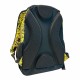 Ghiozdan Next Level, design galben, 2 compartimente