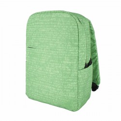 Ghiozdan Monocrom Next Level, 2 compartimente, verde lime