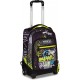 Troller Mitama, 3 compartimente, design negru cu galben