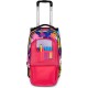 Troller Mitama, 3 compartimente, design roz cu albastru