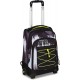 Troller Mitama, 3 compartimente, design negru cu alb
