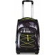Troller Mitama, 3 compartimente, design negru cu alb