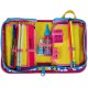 Penar echipat Mitama, 1 compartiment, 2 clapete, design pisica