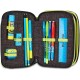 Penar echipat Mitama, 3 compartimente, design galben cu negru